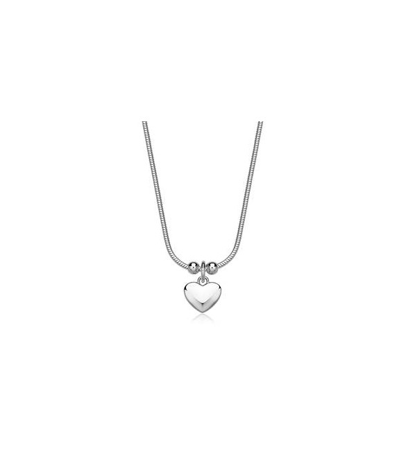 Collana Gioielli Sagapò Click in acciaio con Cuore SCK285