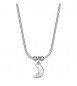 Collana Gioielli Sagapò Click in acciaio con Luna SCK286