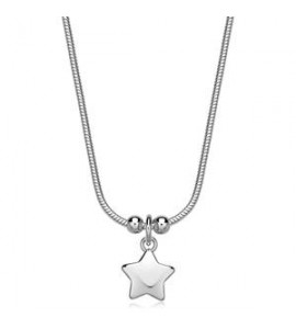 Collana Gioielli Sagapò Click in acciaio con Stella SCK280
