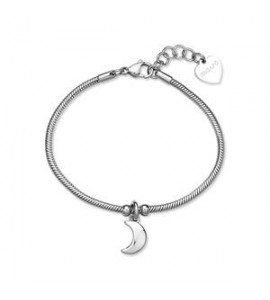 Bracciale Gioielli Sagapò Click in acciaio con Luna SCK294