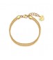 Bracciale Gioielli Sagapò Chunky in acciaio dorato SHK113