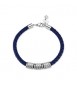 Bracciale Gioielli Sagapò Nomad in acciaio con pelle marrone SNO11