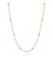 Collana Gioielli Brosway Perfect in acciaio dorato con sfere e perle BPC49