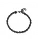 Bracciale Gioielli Sagapò Ripple in acciaio brunito catena torciglione SRP94