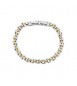 Bracciale Gioielli Sagapò Ripple in acciaio catena bicolore SRP99
