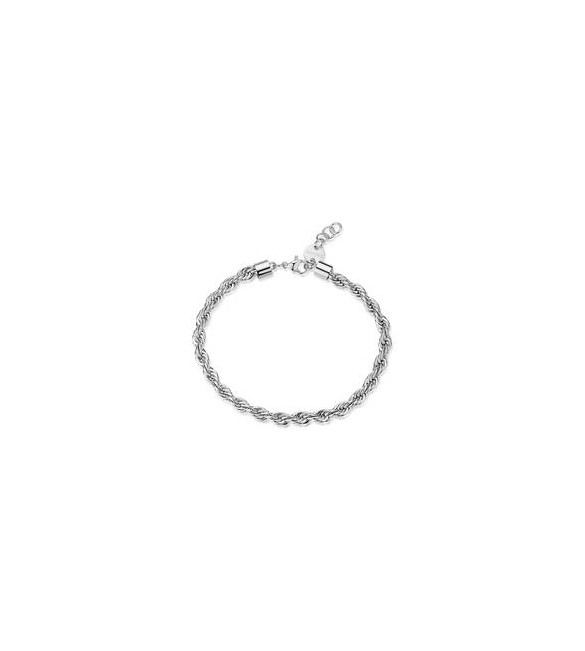 Bracciale Gioielli Sagapò Ripple in acciaio catena torciglione SRP92