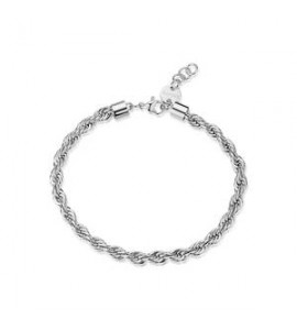 Bracciale Gioielli Sagapò Ripple in acciaio catena torciglione SRP92
