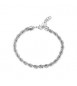 Bracciale Gioielli Sagapò Ripple in acciaio catena torciglione SRP92