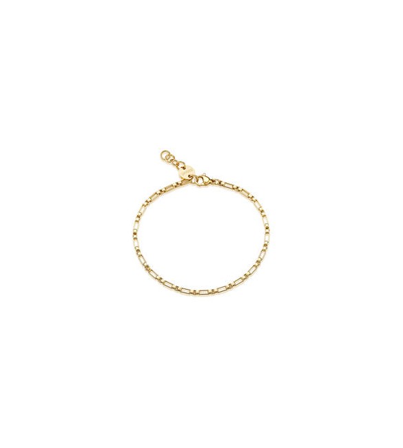 Bracciale Gioielli Sagapò Ripple in acciaio dorato catena SRP96