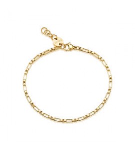 Bracciale Gioielli Sagapò Ripple in acciaio dorato catena SRP96