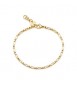 Bracciale Gioielli Sagapò Ripple in acciaio dorato catena SRP96