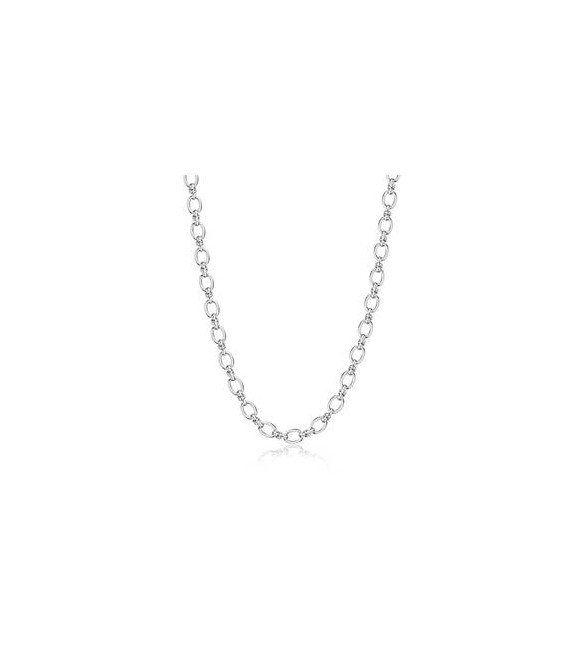 Collana Donna Gioielli Sagapò Chunky in acciaio catena SHK108