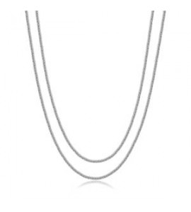 Collana Donna Gioielli Sagapò Chunky in acciaio doppia catena SHK104