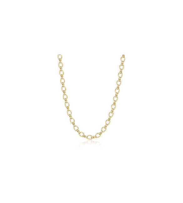 Collana Donna Gioielli Sagapò Chunky in acciaio dorato catena SHK109