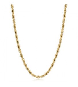 Collana Donna Gioielli Sagapò Chunky in acciaio dorato catena torciglione SHK107