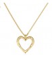 Collana Gioielli Sagapò Emotion in acciaio dorato con Cuore SMO02
