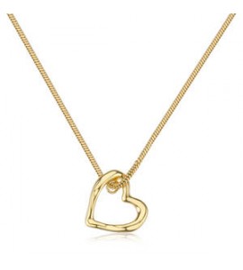 Collana Gioielli Sagapò Emotion in acciaio dorato con Cuore SMO04
