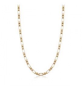 Collana Gioielli Sagapò Ripple in acciaio catena dorata SRP91