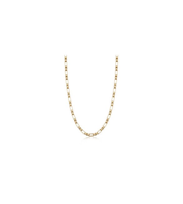 Collana Gioielli Sagapò Ripple in acciaio catena dorata SRP91