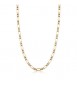 Collana Gioielli Sagapò Ripple in acciaio catena dorata SRP91