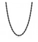 Collana Gioielli Sagapò Ripple in acciaio catena torchon brunito SRP88