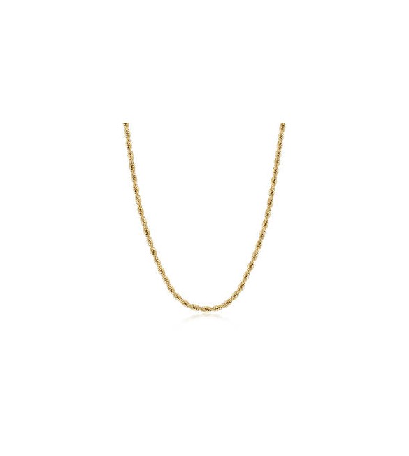 Collana Gioielli Sagapò Ripple in acciaio catena torchon dorato SRP89