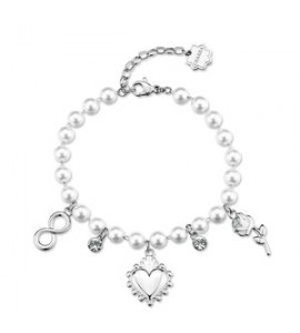 Bracciale Donna Gioielli Brosway Chakra in acciaio cuore BHKB279