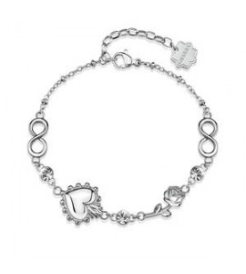 Bracciale Donna Gioielli Brosway Chakra in acciaio cuore BHKB281