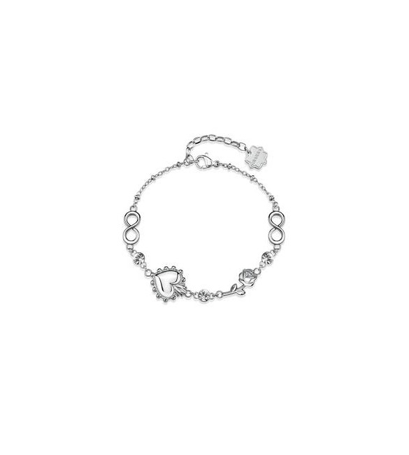 Bracciale Donna Gioielli Brosway Chakra in acciaio cuore BHKB281