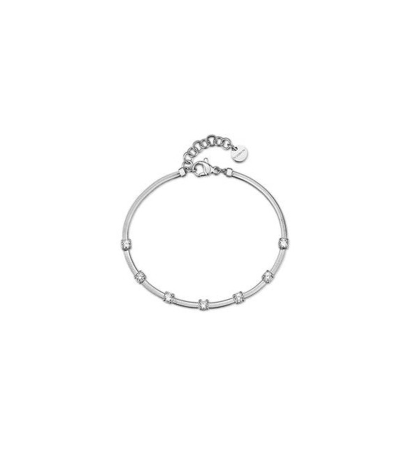 Bracciale Gioielli Brosway Dreaming in acciaio con cubic zirconia bianchi BIG14