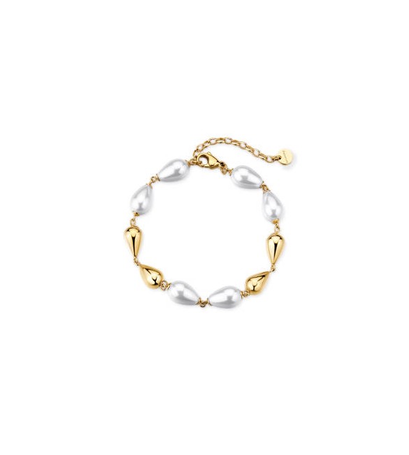 Bracciale Gioielli Brosway Perfect in acciaio dorato con perla di conchiglia bpc73