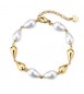 Bracciale Gioielli Brosway Perfect in acciaio dorato con perla di conchiglia bpc73