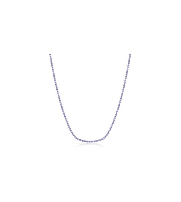 Collana Gioielli Brosway Desideri in acciaio con zirconi ametista bein024