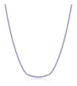 Collana Gioielli Brosway Desideri in acciaio con zirconi ametista bein024