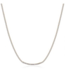 Collana Gioielli Brosway Desideri in acciaio dorato con zirconi bianchi bein023
