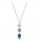 Collana Gioielli Brosway Dreaming in acciaio con cubic zirconia azzurri BIG02