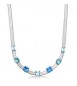 Collana Gioielli Brosway Dreaming in acciaio con cubic zirconia azzurri BIG05