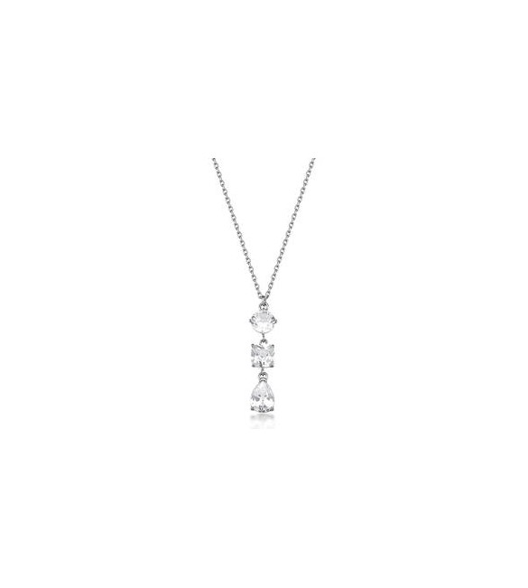 Collana Gioielli Brosway Dreaming in acciaio con cubic zirconia bianchi BIG01