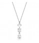 Collana Gioielli Brosway Dreaming in acciaio con cubic zirconia bianchi BIG01