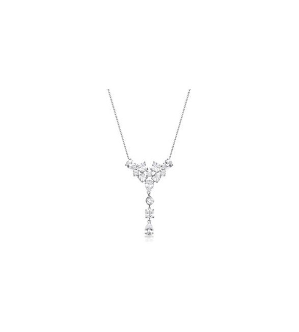 Collana Gioielli Brosway Dreaming in acciaio con cubic zirconia bianchi BIG04