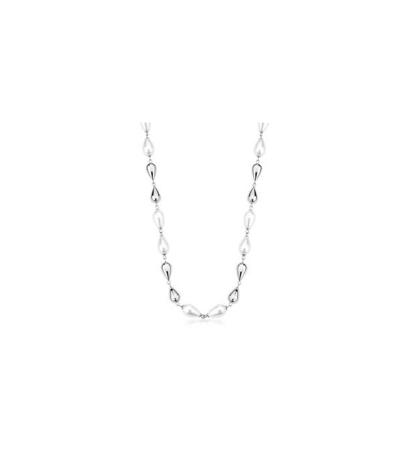 Collana Gioielli Brosway Perfect in acciaio con perla di conchiglia bpc70