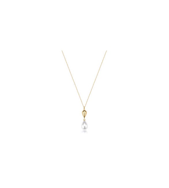 Collana Gioielli Brosway Perfect in acciaio dorato con perla di conchiglia bpc69