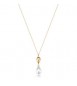 Collana Gioielli Brosway Perfect in acciaio dorato con perla di conchiglia bpc69