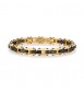 Bracciale Gioielli Brosway Backliner acciaio bicolore e zirconi neri bbc32