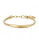 Bracciale Gioielli Brosway Riptide in acciaio dorato snake con piastra personalizzabile BTD055
