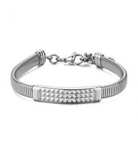 Bracciale Gioielli Brosway Riptide in acciaio snake con piastra BTD059