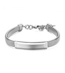 Bracciale Gioielli Brosway Riptide in acciaio snake con piastra personalizzabile BTD057