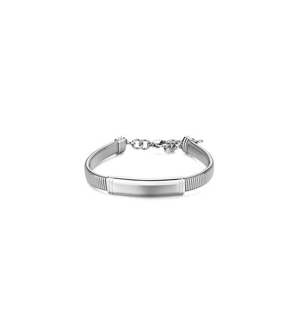 Bracciale Gioielli Brosway Riptide in acciaio snake con piastra personalizzabile BTD057