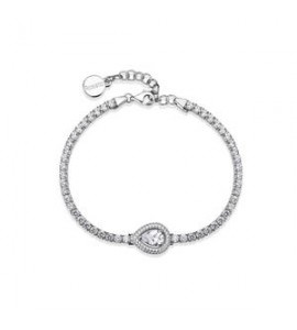 Bracciale Donna Gioielli Rosato Anna in argento tennis con goccia di zirconi RZAN13