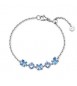 Bracciale Gioielli Brosway Dreaming in acciaio con cubic zirconia azzurri BIG12